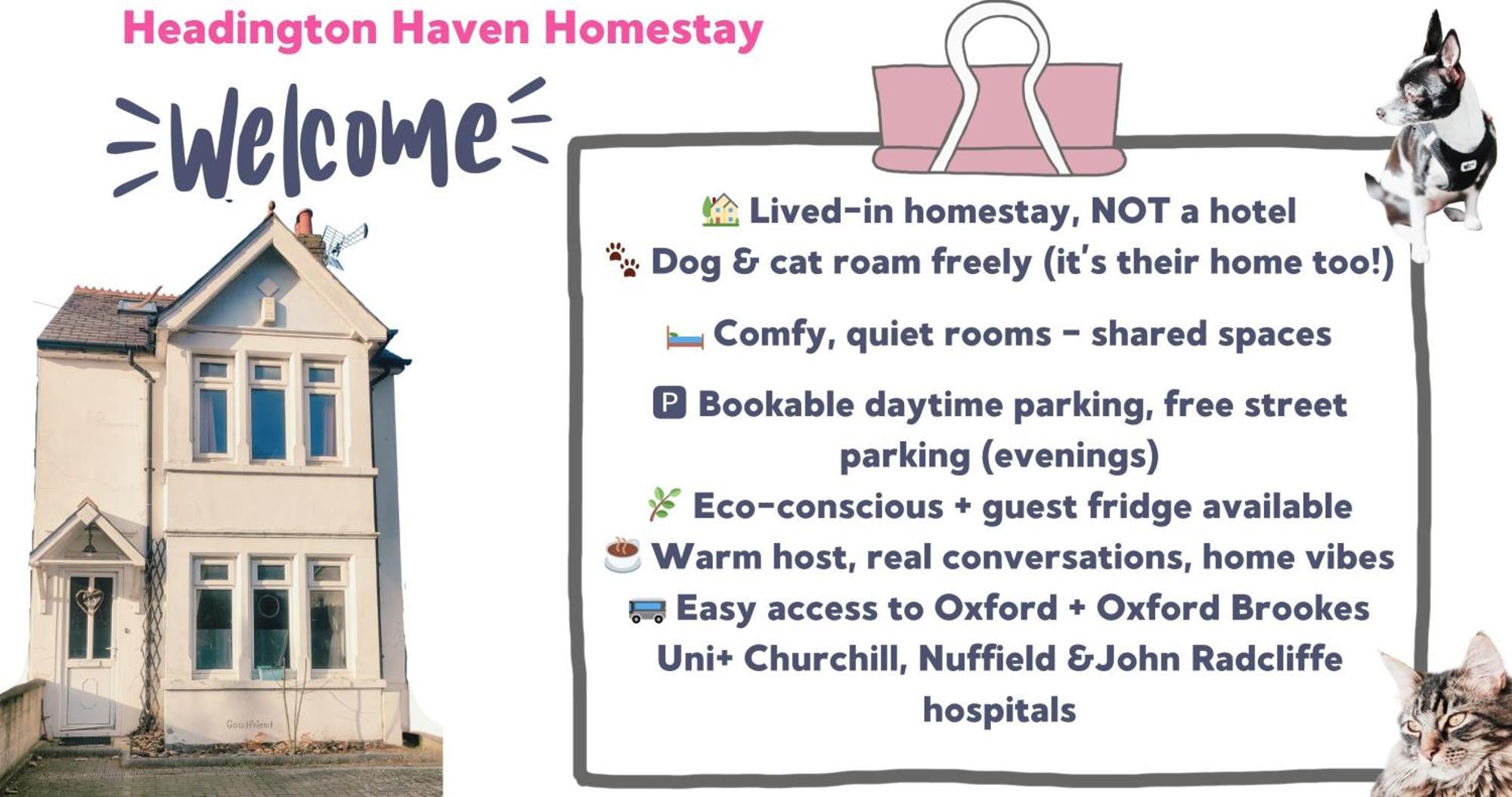 Headington Haven Homestay Oxford Esterno foto