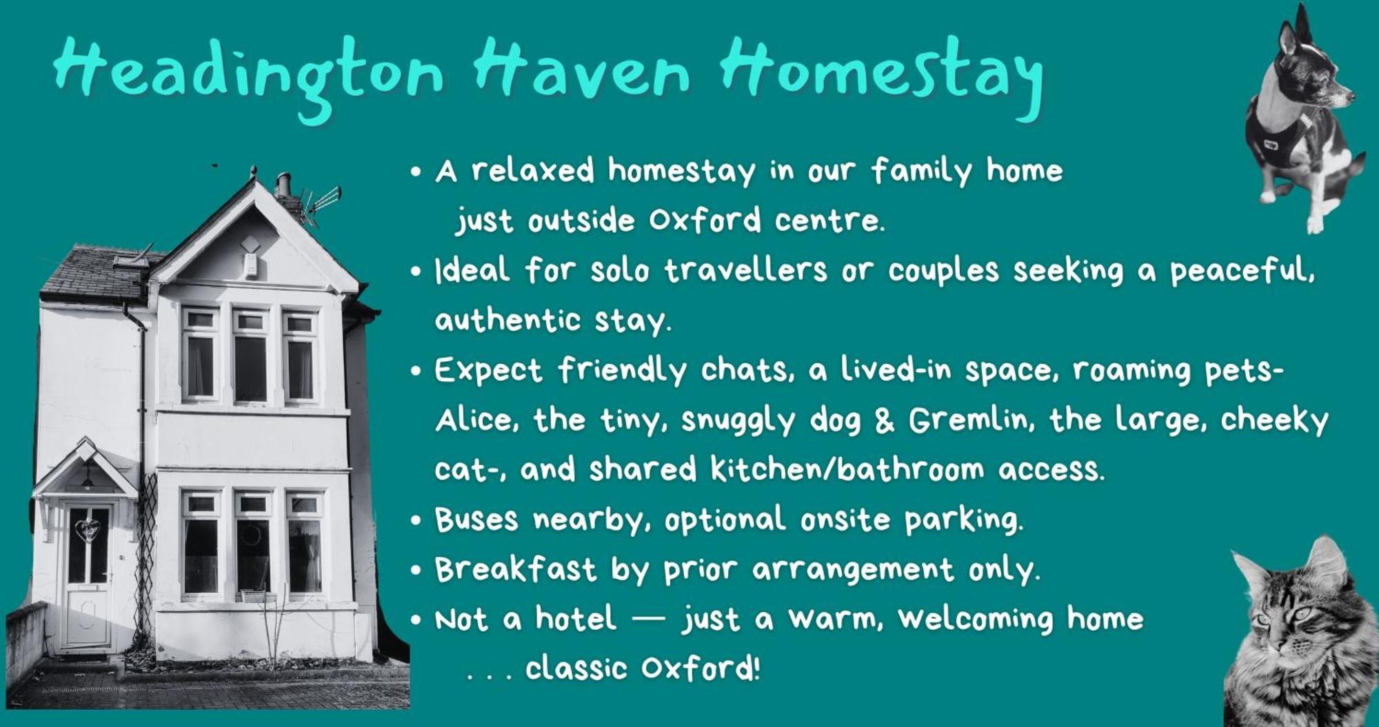 Headington Haven Homestay Oxford Esterno foto
